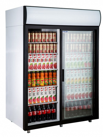 Шкаф холодильный DM110Sd-S 2.0 (белый, обрамл.черн), Polair