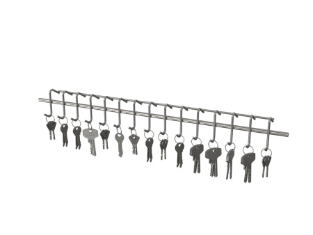 Комплект полки-вешалки для связок ключей к стерилизаторам СТС-1; CТС-2, Atesy
