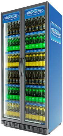 Шкаф холодильный MAX-1000 HD [R290], FrigoGlass