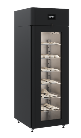 Шкаф холодильно-расстоечный CS107 Bakery Br (black, со стеклянной дверью, Тип 1), Polair